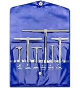 HDLNKAK Telescoping Gage Set, 6 Pack Stainless Steel T - Bore Hole Gauges, Range 5/16" - 6", Tele...