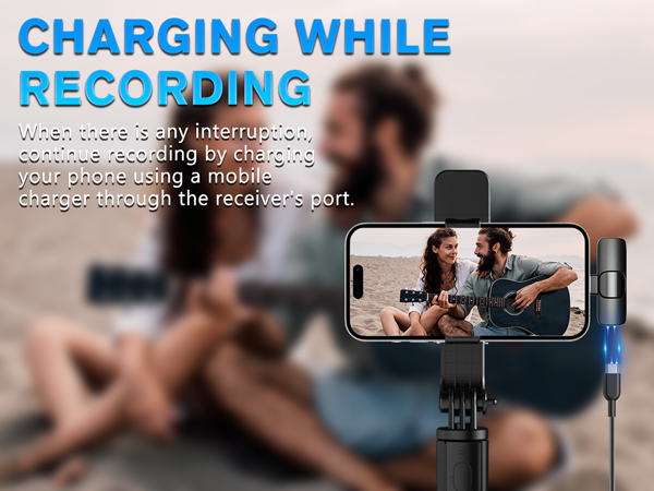 charging while recording