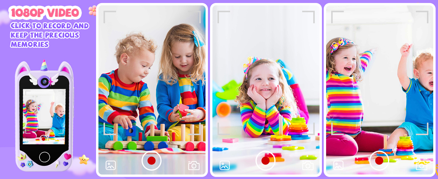 kids phone with 1080P video