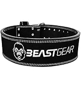 Beast Gear Weight Lifting Belt for Women &amp; Men - Leather PowerBelt with Back and Core Support for...
