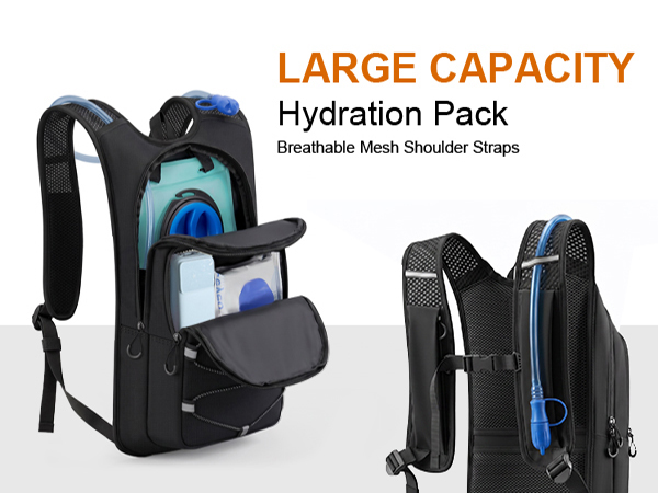 The MIYCOO hiking backpack provides ample water for your day-long trail adventures.