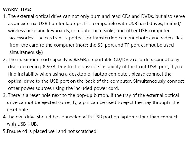 external cd/dvd drive for pc