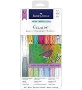 Faber-Castell Gelatos Pastels Color Set, 12 Pastel Colors - Multi-Purpose Art Medium