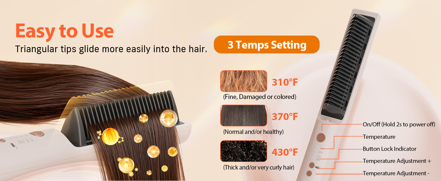 hair straightener brush