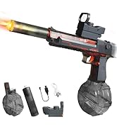 Tcxomino Super Electric Water Gun for Adults Kids with Muzzle Flash &amp; Recoil Effect, Powerful 425...