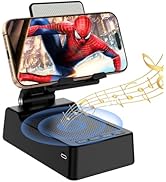 Gifts for Men,Cell Phone Stand with Wireless Bluetooth Speaker Anti-Slip Base HD Surround Sound C...