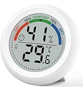Digital Room Thermometer Hygrometer Indoor-Humidity Meter Monitor with Accurate Temperature Humid...