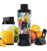 Portable Blender, 360W Personal Blender for Shakes and Smoothies for Kitchen, 24 Oz BPA Free Trav...