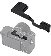 JJC Metal Thumb Up Grip for Sony A7CII A7C II A7CR A7C R Camera, Hot Shoe Mount Thumb Rest Suppor...
