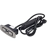 Okin 5 Button Recliner Replacement Parts, Hand Control Handset 5 Pin Plug with USB, Lift Chair Co...