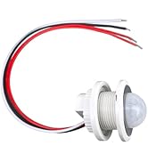 Yogcow DC 12V/24V Motion Sensor Light Switch,PIR Smart Infrared Human Body Detection,Adjustable D...