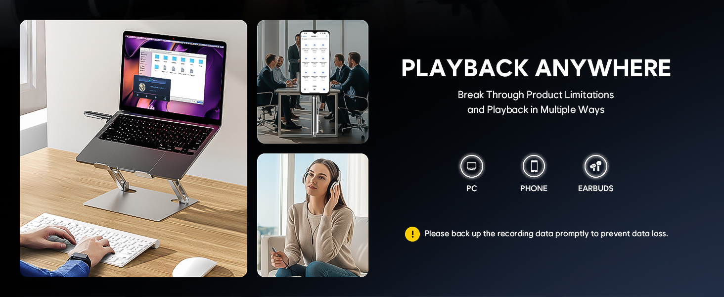 OTG playback recorder