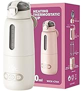 MEHIDFY Portable Bottle Warmer, 300ml Travel Bottle Warmer, Rechargeable Portable Bottle Warmer f...