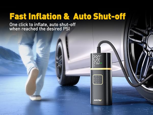auxito portable tire inflator