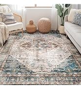 BESTSWEETIE Area Rug 5x7 Rugs for Living Room 5 x 7 Washable Rugs Non Slip Vintage Boho Living Ro...