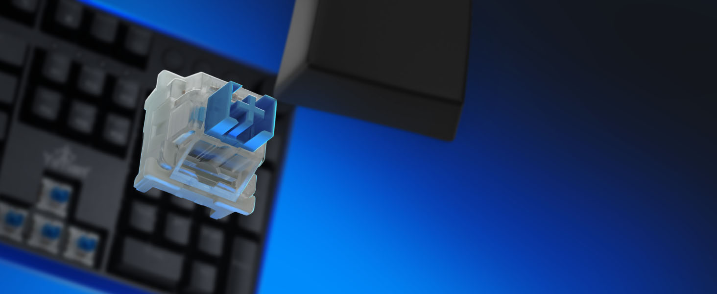 Blue Hot-Swappable Mechanical Switches