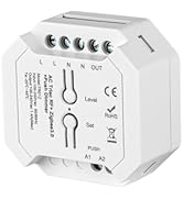 BTF-LIGHTING AC Triac Zigbee 3.0 Dimmer Support Dimmable LED,Driver,Incandescent Halogen Lamps Co...