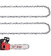 10 Inch Chainsaw Chain R40 .043'' Gauge 3/8" LP Pitch 40 Drive Links, 10-inch Replacement Chains ...