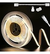 PAUTIX COB LED Strip Lights 504 LEDs/m 20ft/6.1m Natural White 4000K,CRI90+ Super Bright 6000LM D...