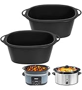 BYKITCHEN Silicone Slow Cooker Liners Compatible with Ninja Foodi Possible Cooker Pro 8.5 Quart M...