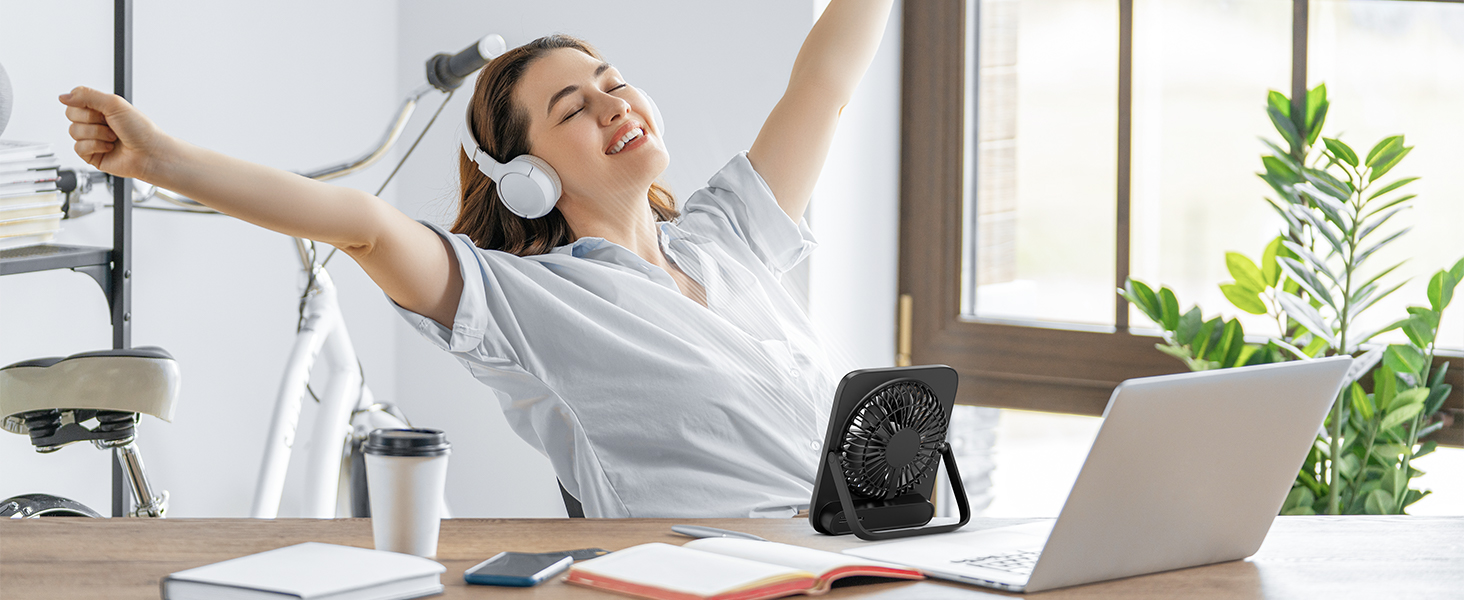 small desk fan for office