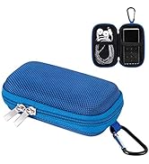 AGPTEK MP3 Player Case, Portable Clamshell Headphones Cover, Holder with Metal Carabiner Clip for...