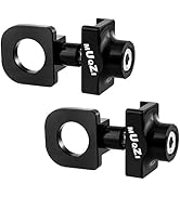 Saipe 2pcs Bicycle Chain Tensioner Adjuster Aluminum Alloy Chain Fastener for BMX Fixie Bike Sing...