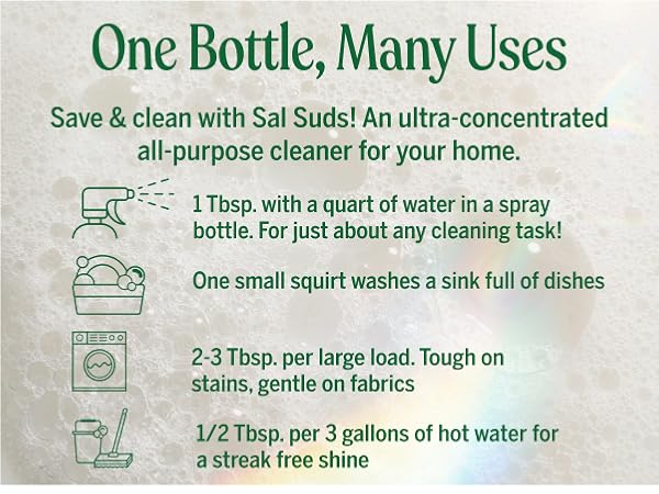 One Bottle, many uses, floors, all purpose cleaner