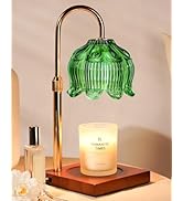 Green Candle Warmer Lamp with Timer Dimmer, Christmas Birthday Gifts for Women Mom, Dimmable Cand...