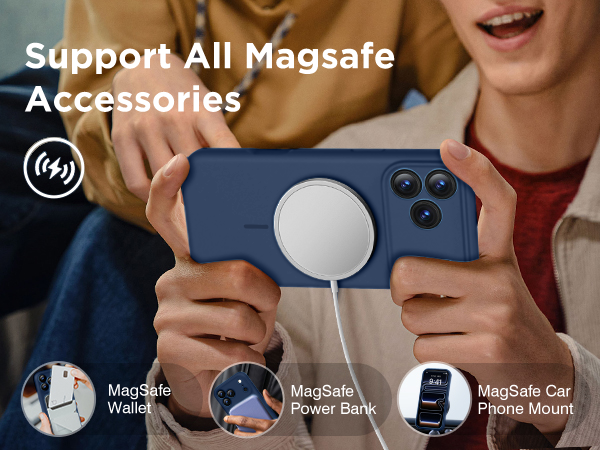 iPhone 17 Pro Max Case Silicone Magnetic