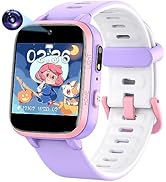 Butele Kids Games Smartwatch MP3 Player Music Watch, Kids Smart Watch with 16 Games, Flashlight,A...