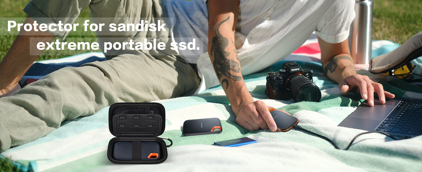 Case Compatible with SanDisk 1TB 2TB 500GB / for SanDisk PRO Extreme Portable SSD