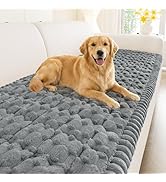 Smiry Couch Covers for Dogs Washable, Non Slip Fuzzy Pet Couch Covers for Sofa, Soft Thick Sofa S...