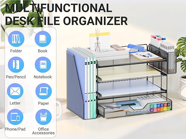 desk organizer monitor stand