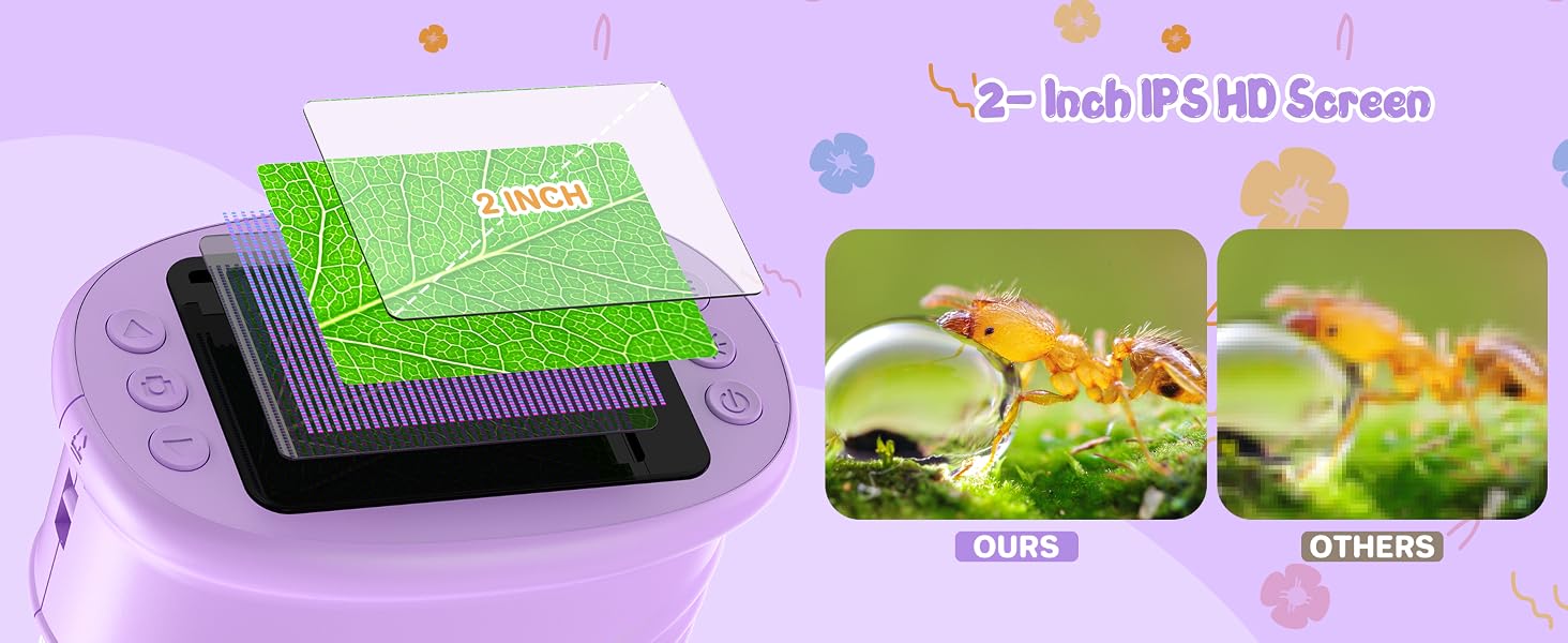 Handheld Digital Microscope for Kids: