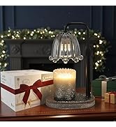 Oizuon Candle Warmer Lamp with Timer - 6.3'' Dimmable Candle Lamp Warmer, Christmas Birthday Gift...