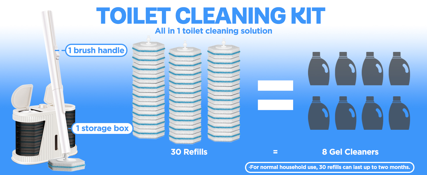 toilet brush disposable