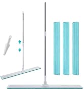 JOYMOOP 36 Inch Commercial Microfiber Dust Mop, Grey-White Heavy Duty Industrial Wet Dry Floor Mo...
