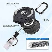 keychain retractable keychain retractable keychain heavy duty badge reel badge holder retractable