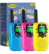 Walkie Talkies for Kids Toys Stocking Stuffers for Kid Boys Girls 4-6, 3 Miles Range Walkie Talki...