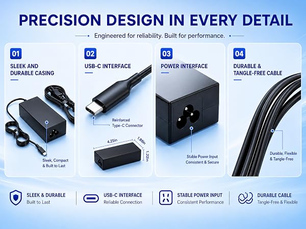 hp laptop charger usb c