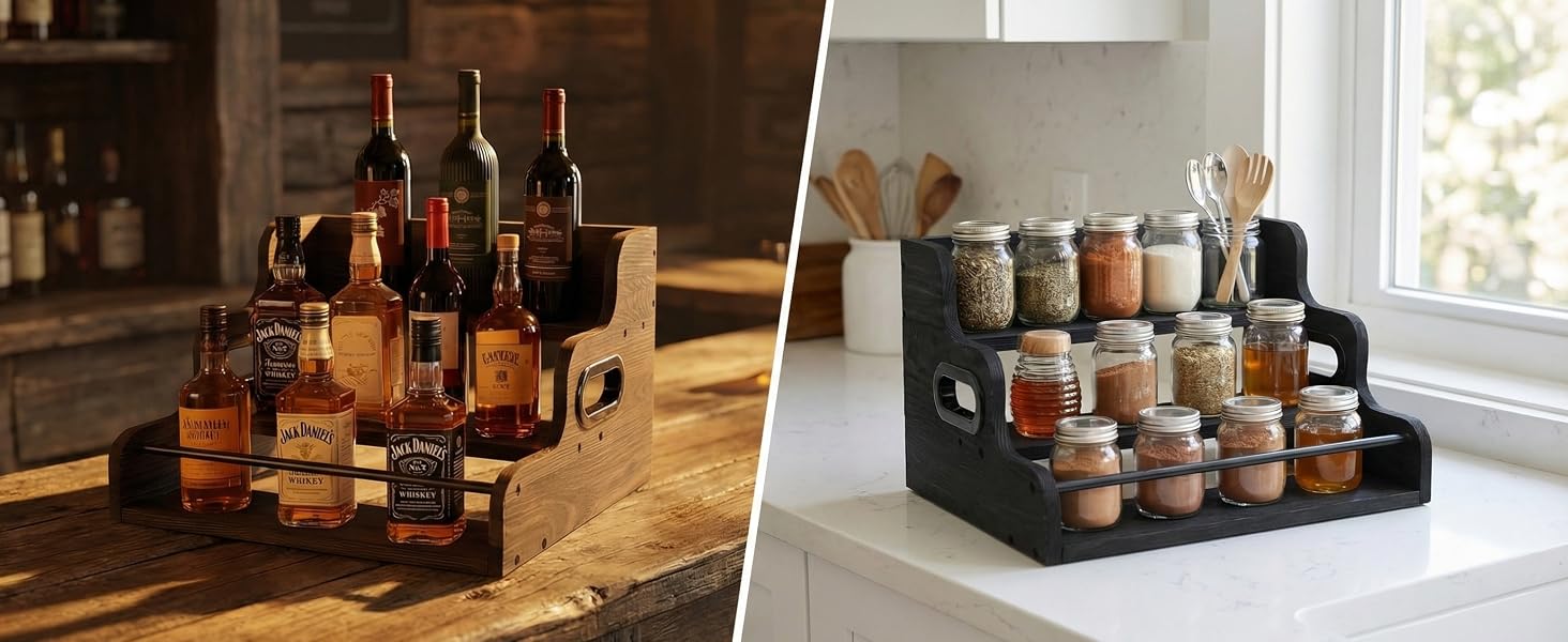 liquor bottle display rack holder