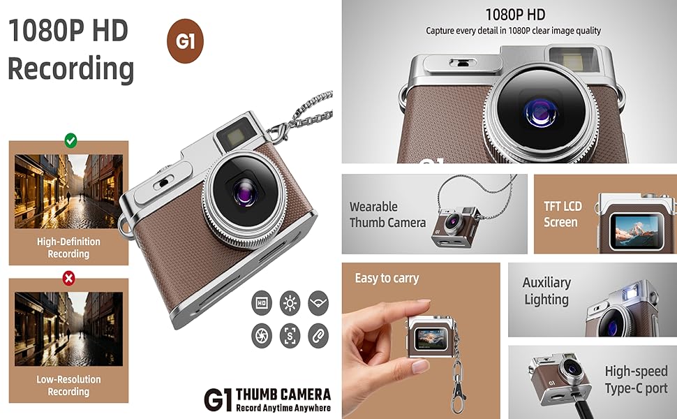 Mini Keychain Camera