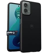 Motorola Moto G 5G (2024) Textured Protective Case- Black - Precision fit Shock Absorbing Cases f...