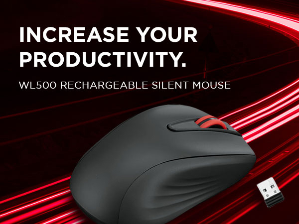 WL500 Rechargeable Silent Mouse