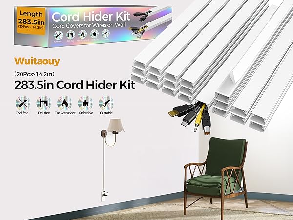 cord covers for wires on wall,cord hider,cable hider,wire cover,wire hider,cord cover,cable cover