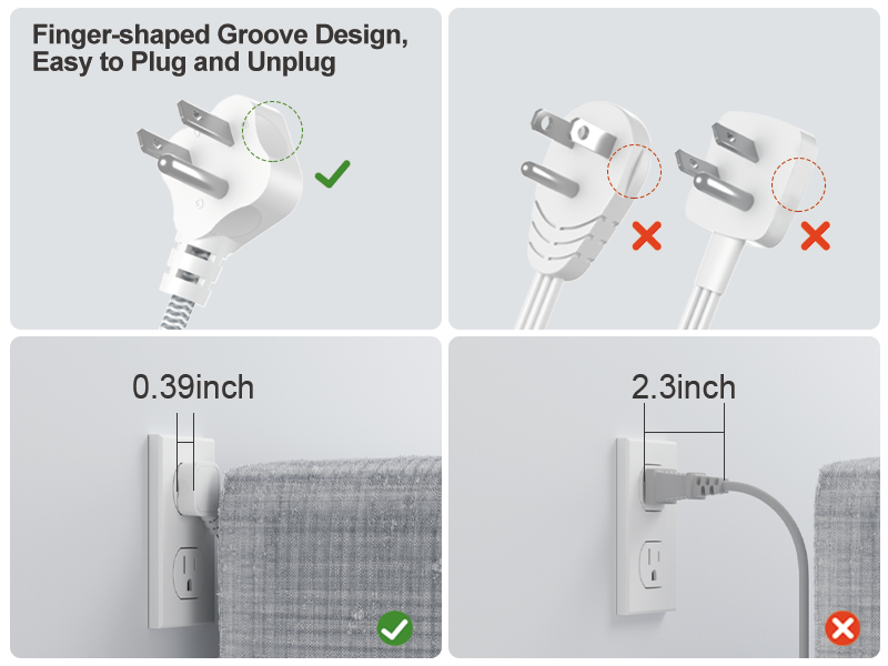 6 usb POWER STRIP WITH EXTENSION CORD 15FT
