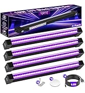 YAYIT Rechargeable Black Lights, Portable LED Blacklight for Glow Party, 10W Dimmable Black Light...