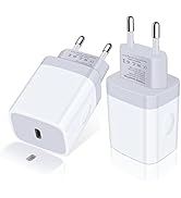 European Charger 2Pack EU Fast 20W USB C Charger Block Travel Plug PD Power Adapter for iPhone 16...