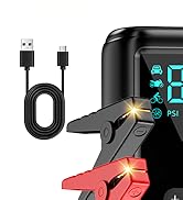 Jump Starter with Air Compressor Battery Jumper Starter Portable 6000A Car Battery Jump Starter w...